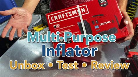 Craftsman Inflator Review Test And Unbox Youtube