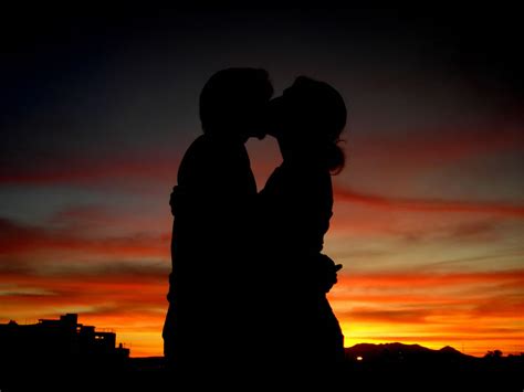 Free Kissing Silhouette, Download Free Kissing Silhouette png images ...