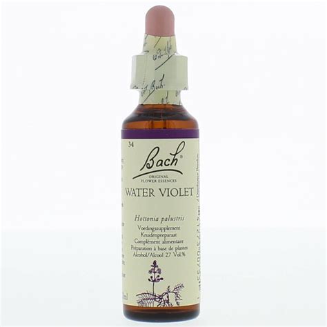 BACH ORIGINAL Bachblüten Water Violet Nr 34 20 ml Redcare Apotheke