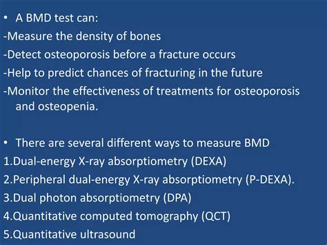 Bone Mineral Density Bmd Test Ppt