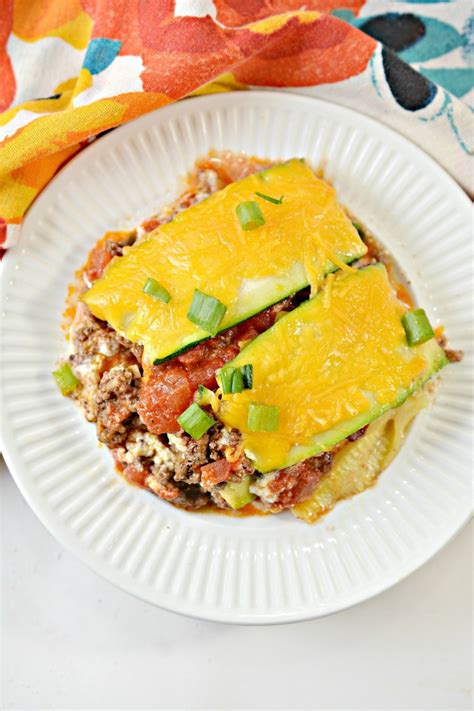 Keto Zucchini Taco Lasagna Low Carb Twist On A Classic Lasagna