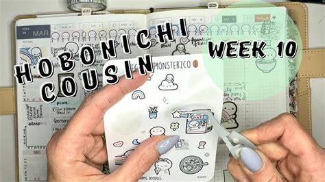 Hobonichi Cousin Plan With Me Weekly Planning TheCoffeeMonsterzCo