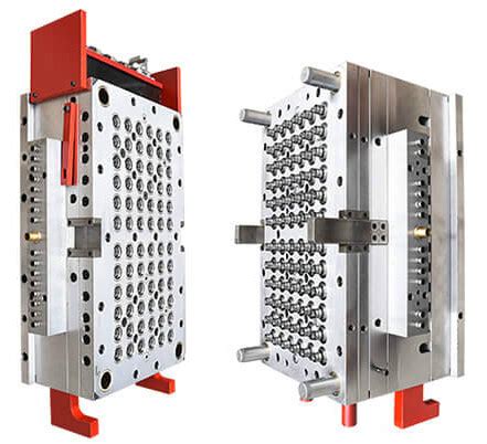 Cavity PET Preform Mould Hot Runner Valve Gate For Beverage Bottle Factory