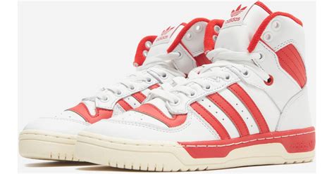 Adidas Originals Rivalry High 86 Womens In Red Lyst