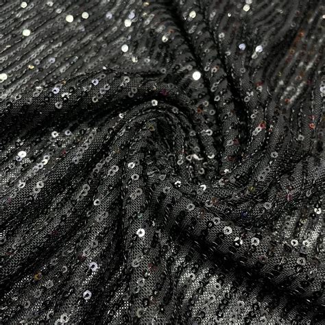 Black Sequin Fabric Black Full Sequin Fabric Fabric for - Etsy Australia