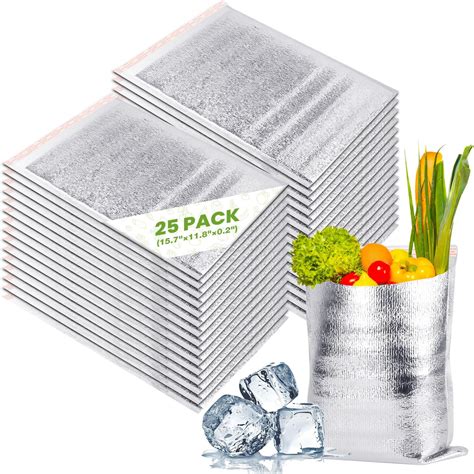 Amazon Foil Thermal Sandwich Bags 5 Pack Reusable Insulated