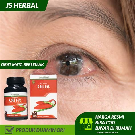 Oilfit Kapsul Obat Mata Berlemak Pterigium Mata Merah Selaput Putih