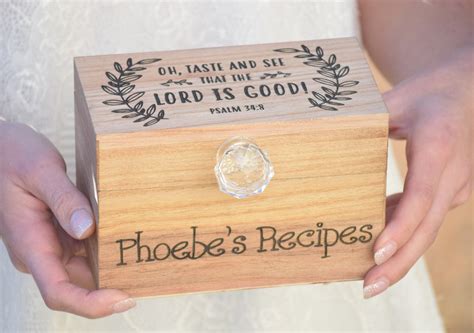 recipe card box - recipe card holder - recipe box – Country Barn Babe