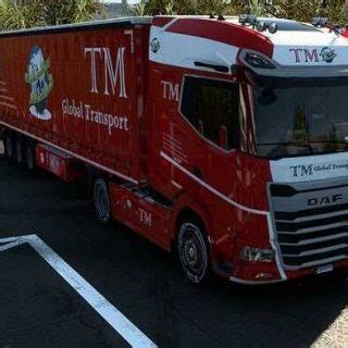 Skin Cabine Daf Xg New Red Tm Global Transport By Maury Ets