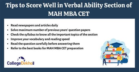 Tips To Crack The Verbal Ability Section Of Mah Mba Cet