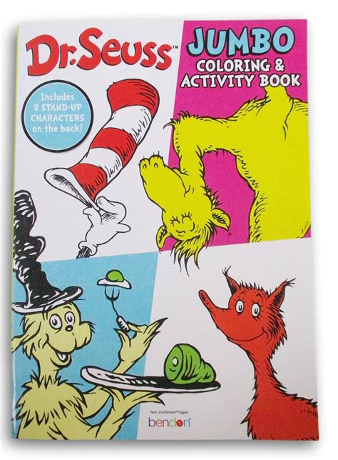 Dr Seuss Coloring Activity Book Cat In The Hat