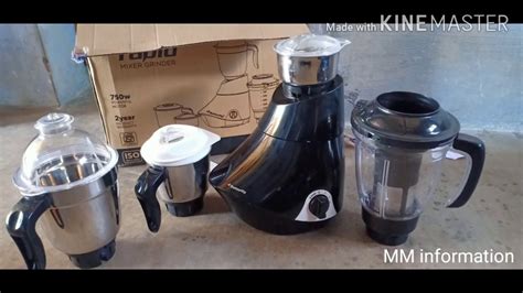 Butterfly Rapid Jar Watts W Juicer Mixer Grinder Black