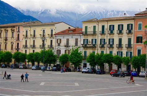 Sulmona in spring, surrounded by snowcapped mountains. Visit stunning Sulmona on any of our ...