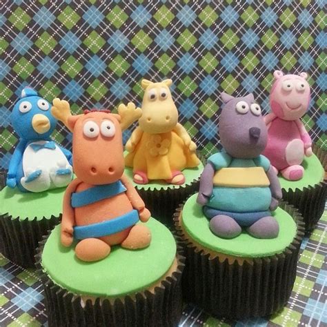 Backyardigans Cupcake Desserts Sugar Cookie Food