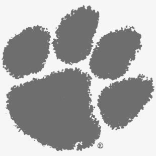 Clemson Tiger Paw Vector At Vectorified Collection Of Clemson