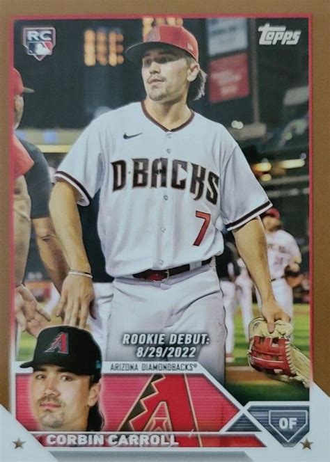 Corbin Carroll 2023 Topps Update US244 Rookie Debut Gold 2023 Price