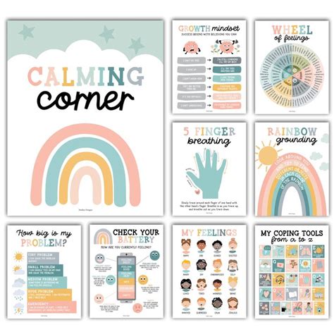 Boho Calming Corner Posters For Classroom Must Haves For Teachers