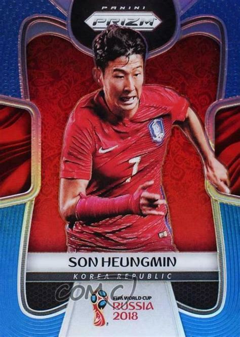 Heung Min Son 2018 Prizm World Cup 187 Blue 199 Price Guide Sports