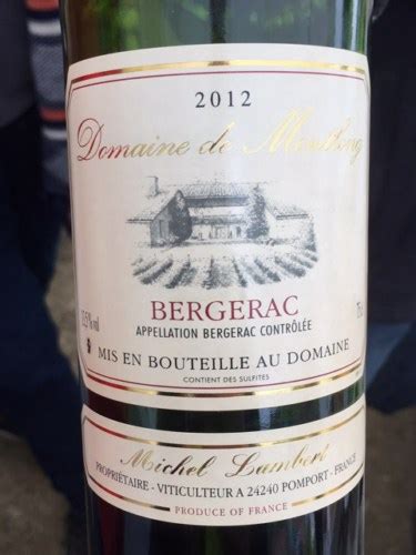 Domaine De Montlong Bergerac Rouge Vivino Canada