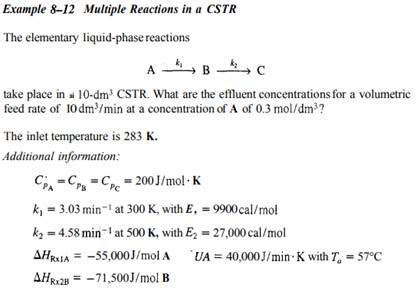 Solved The Reactions In Example Are To Be Carried Out In A