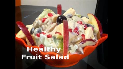 Healthy Fruit Salad Recipemayonnaise Salad Recipe Youtube