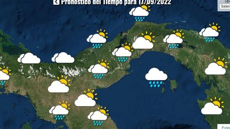 Clima en Panamá hoy Cuál es el pronóstico del tiempo para el 17 de