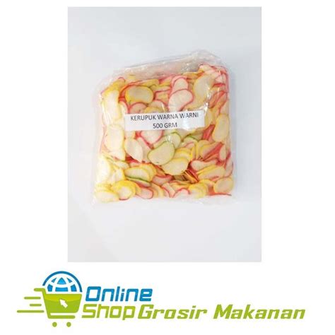 Jual Krupuk Bawang Kerupuk Bawang Prima Warna Warni 500 Gr Di Lapak