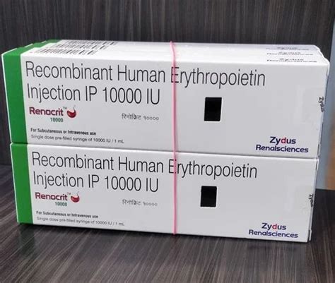 Erythropoietin Inj Renocrit 10000 Iu Injection Prescription At Rs 520