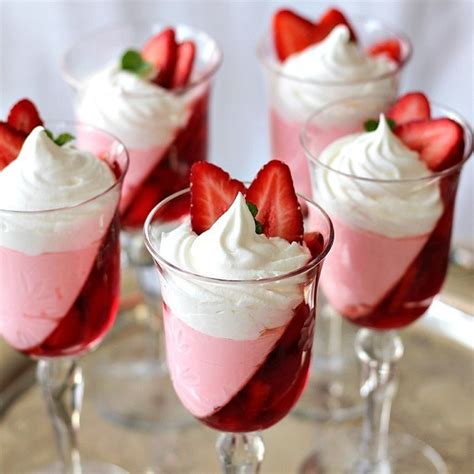 Jell O Strawberry Parfait Recipe By Ldh Cookeatshare