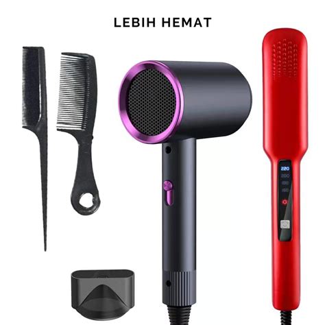 Jual Hair Dryer Pengering Rambut Lipat W Haircare Pilihan Suhu