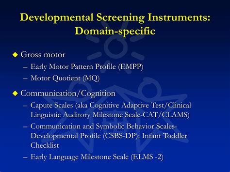 Ppt Developmental Screening Tools Powerpoint Presentation Free