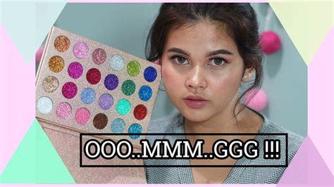 Review Kara 24 Color Galaxy Palette Glitter Eyeshadow Youtube