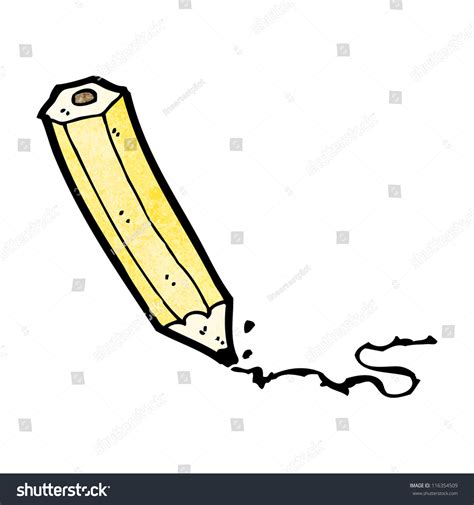 Cartoon Scribbling Pencil Stock Vector Royalty Free 116354509