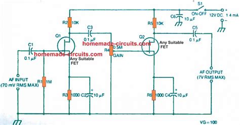 Simple Fet Circuits And Projects Homemade Circuit Projects