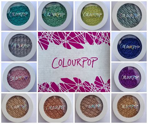 Reviewswatches Colour Pop Cosmetics Super Shock Shadow — Villabeautifful