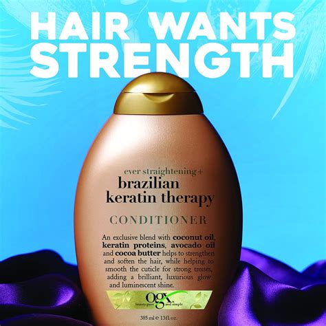 Ogx Ever Straightening Brazilian Keratin Therapy Smoothing