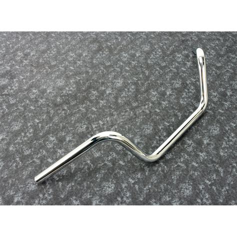 Bikers Choice Chrome Low Dimpled Buckhorn Handlebar Harley