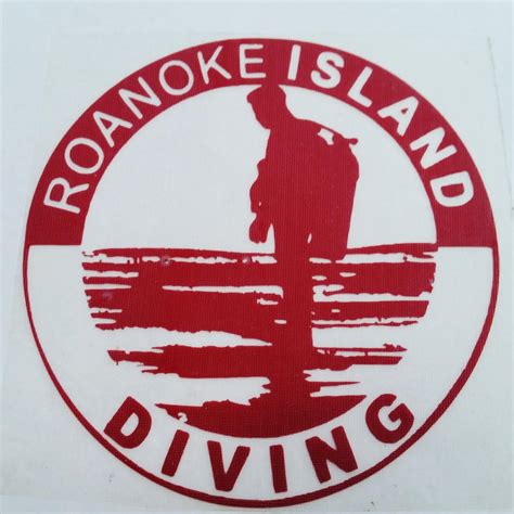 Roanoke Island Outfitters Dive Sticker Roanoke Island Dive Shop