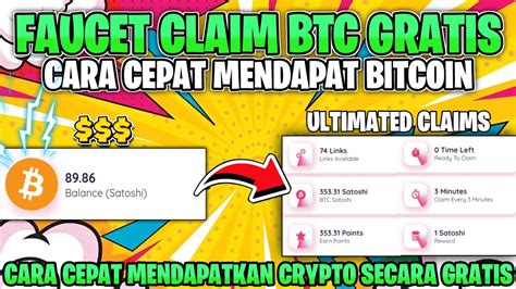 FAUCET BITCOIN BAYARAN SUPER BESAR CLAIM SEPUASNYA HASILKAN BTC