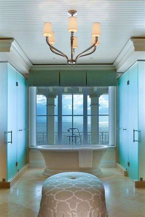 Modern Bathrooms with Ocean Views