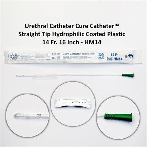 Urethral Catheter Lofric® Primo™ Coude Tip Hydrophilic Coated Pvc 12 Fr