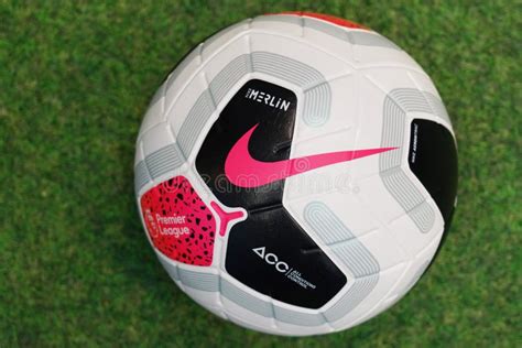 Close Up On Nike Merlin The Official English Premier League Match Ball