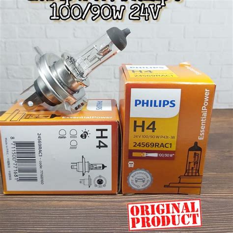 Jual Update BOHLAM HALOGEN PHILIPS LAMPU PHILIPS H4 60 55 100 90 130