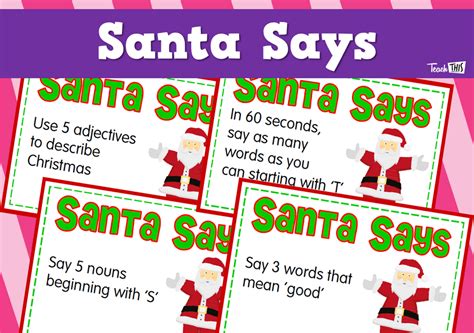 Adjectives To Describe Santa Christmas Worksheets And Online