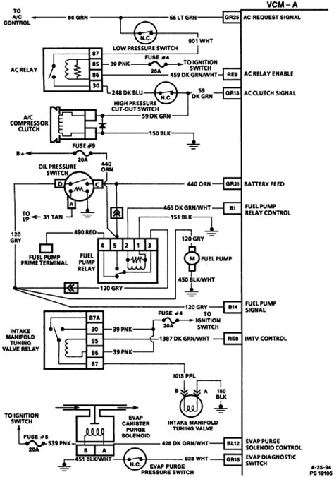 4 3 Vortec Fuel System S10 Fuel Line Diagram Blazer Chevy S1