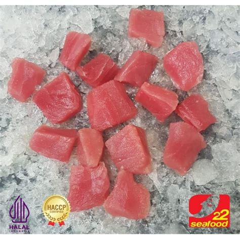 Jual Tuna Scrape Meat 500 Gram Daging Trimmed Tuna Seafood 22