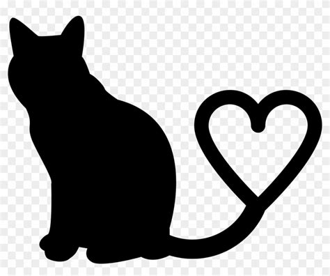 Cat Silhouettes Clip Art Library