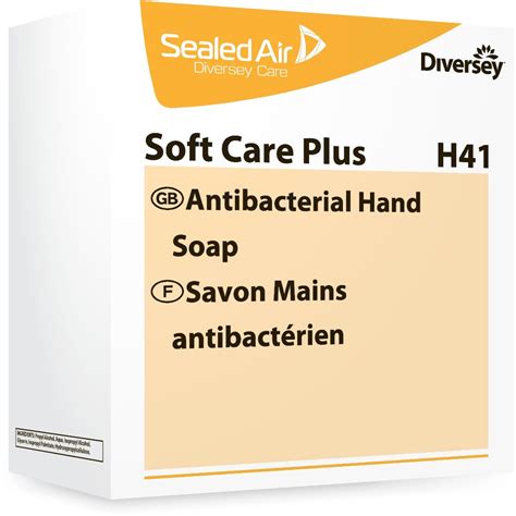 Diversey® Soft Care Plus H41 Anti Bacterial Liquid Hand Soap Cartridge