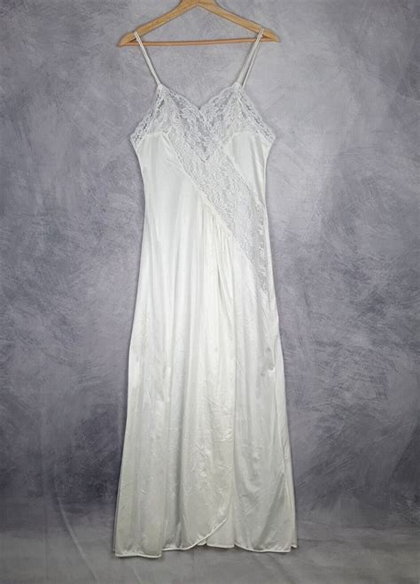 Vintage Slip Dress Lingerie Nightgown Womens Medium S Gem