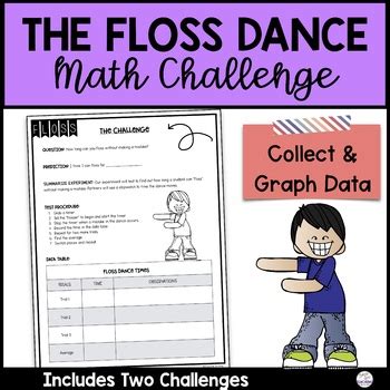 Floss Dance Math Challenge by Stress-Free Teaching | TpT